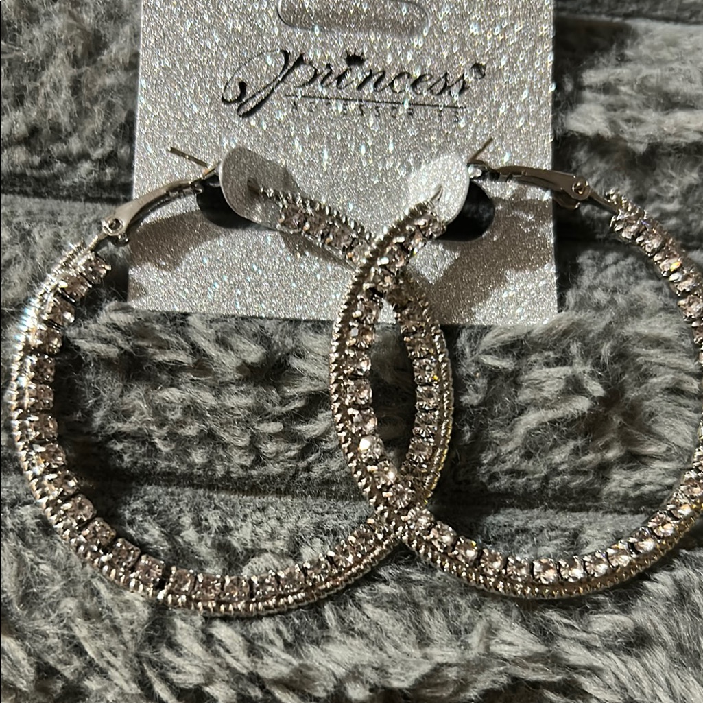 Prince Silver Hoop Earrings